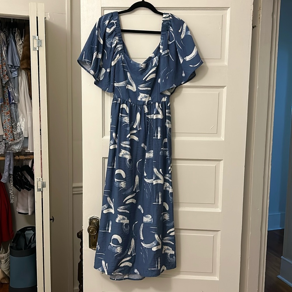 Blue target dress; never worn